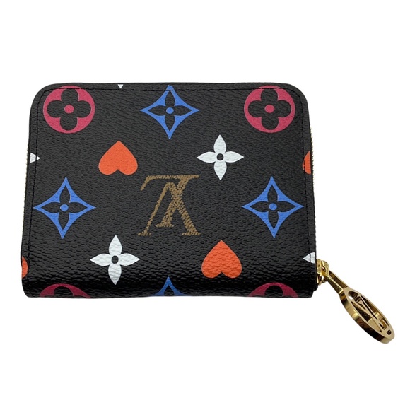 LOUIS VUITTON BLACK MULTI MONOGRAM GAME ON ZIPPY COIN PURSE - Picture 3 of 10